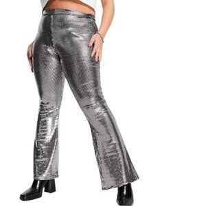 Asos sequin flare pants